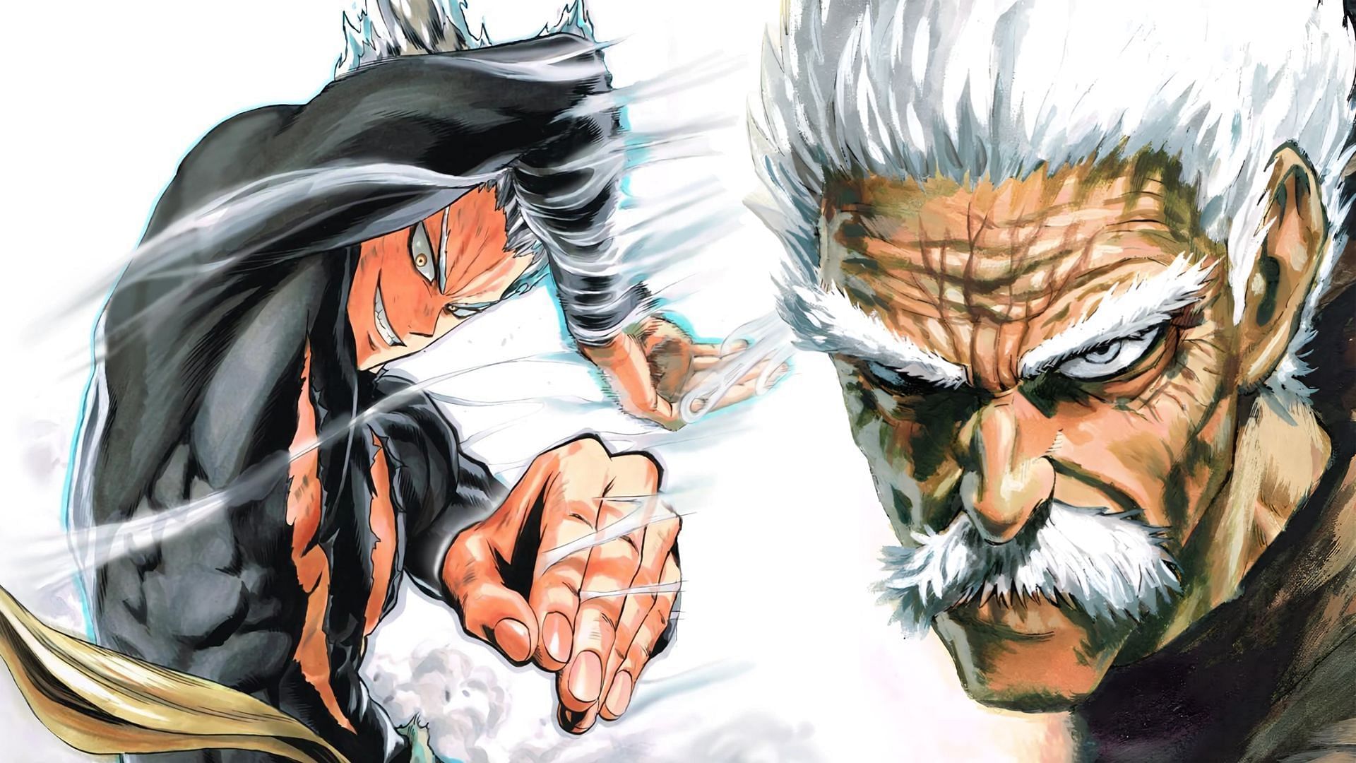 Garou even fought against his former teacher (Image via Shueisha)